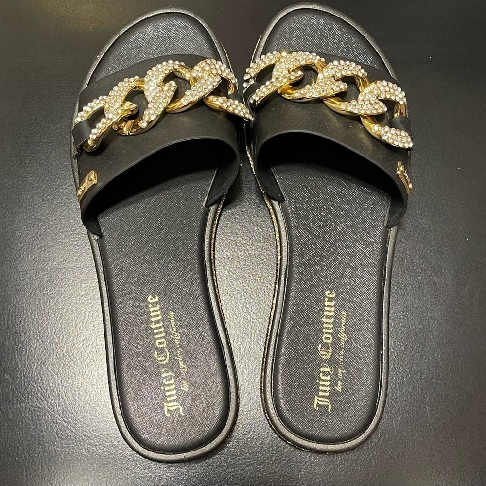 Juicy Couture Yarley Sandals EUC Sz8 - Picture 2 of 11